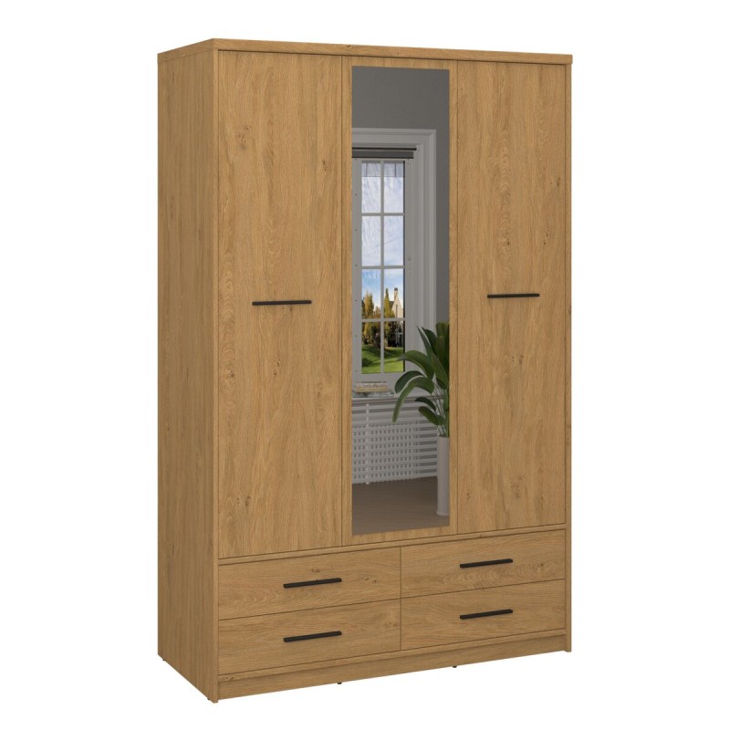 Шафа 3D4S з дзеркалом PAVI дуб кам'яний VMV Holding