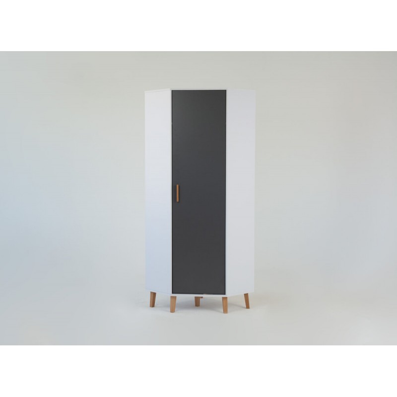 Шафа кутова TIMMY білий/графіт/шиншила VMV Holding