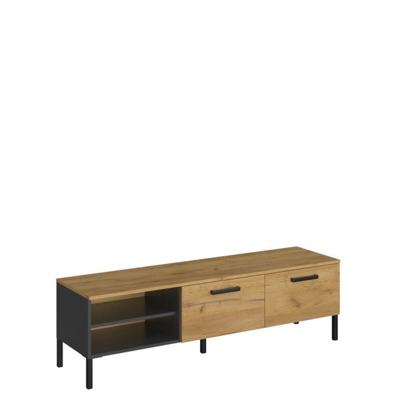 Шафкa під ТВ 2K SANTES крафт золотий/антрацит VMV Holding