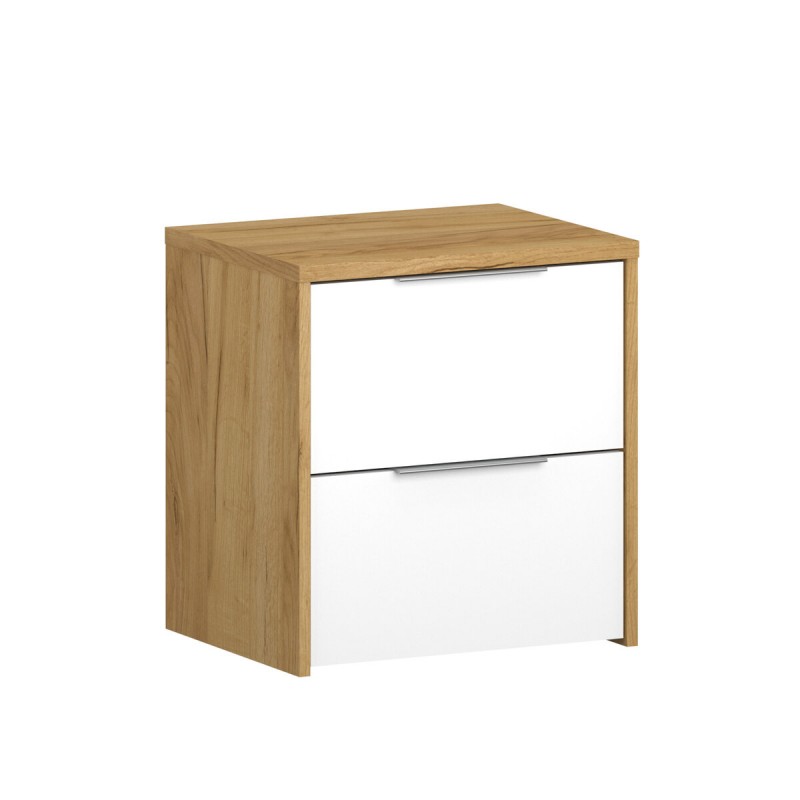 Шафка приліжкова AVANTI дуб крафт золотий/біла платина VMV Holding