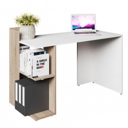 Стіл письмовий HO shelf біла платина/дуб сонома VMV Holding