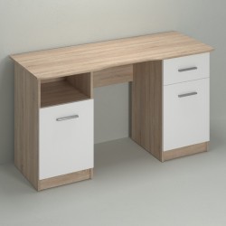Стіл письмовий JOY BIU 2D1S/140 дуб сонома/білий VMV Holding