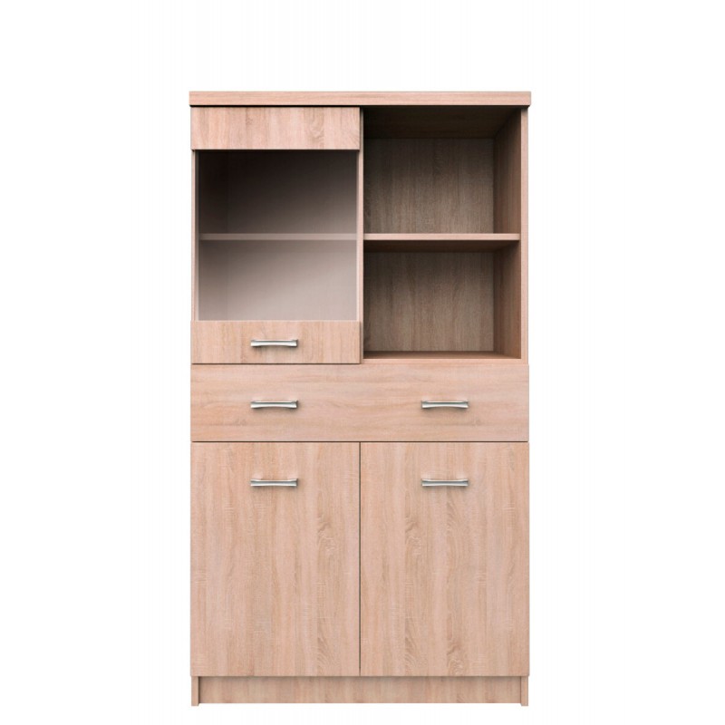 Вітрина WIT 2D1W1S_80 Top-Mix дуб сонома VMV Holding Вітрина WIT 2D1W1S_80 Top-Mix дуб сонома VMV Holding