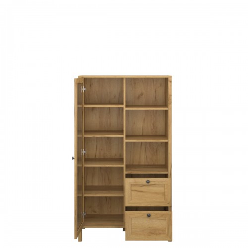 Вітрина низька 1W2S KLARK дуб крафт золотий VMV Holding