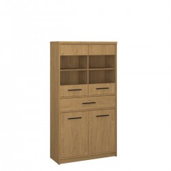 Вітрина низька 2D2W1S PAVI дуб кам'яний VMV Holding
