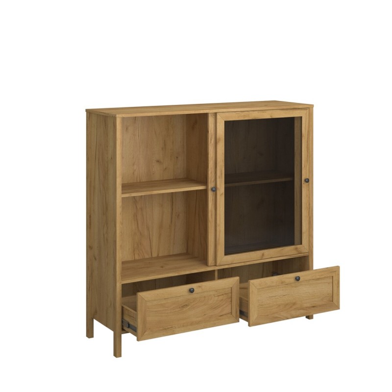Вітрина низька 2W2S KLARK дуб крафт золотий VMV Holding