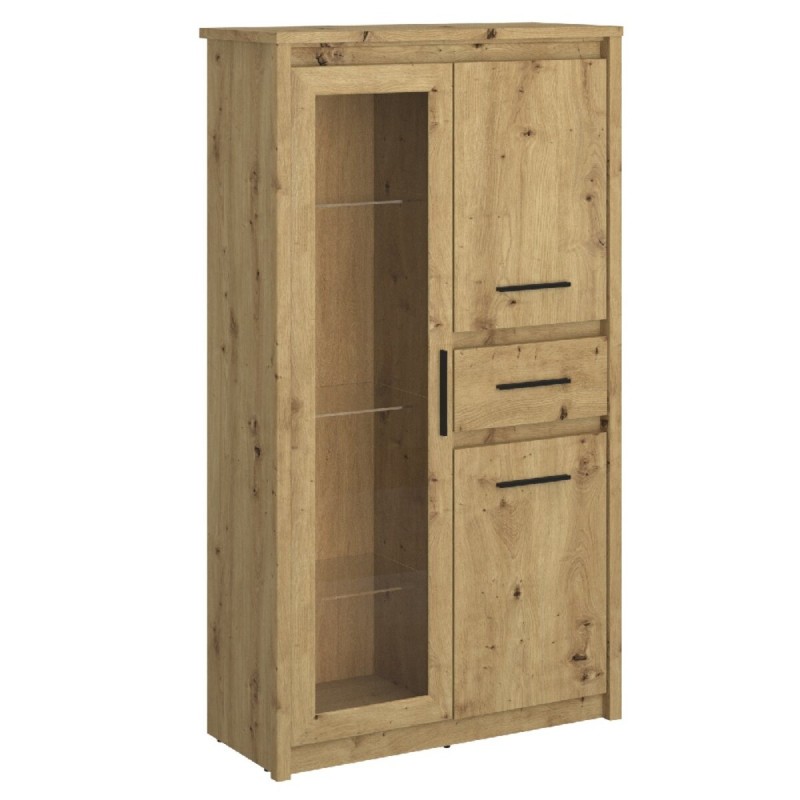 Вітрина низька WIT NIS 2D1W1S AYSON дуб артізан VMV Holding