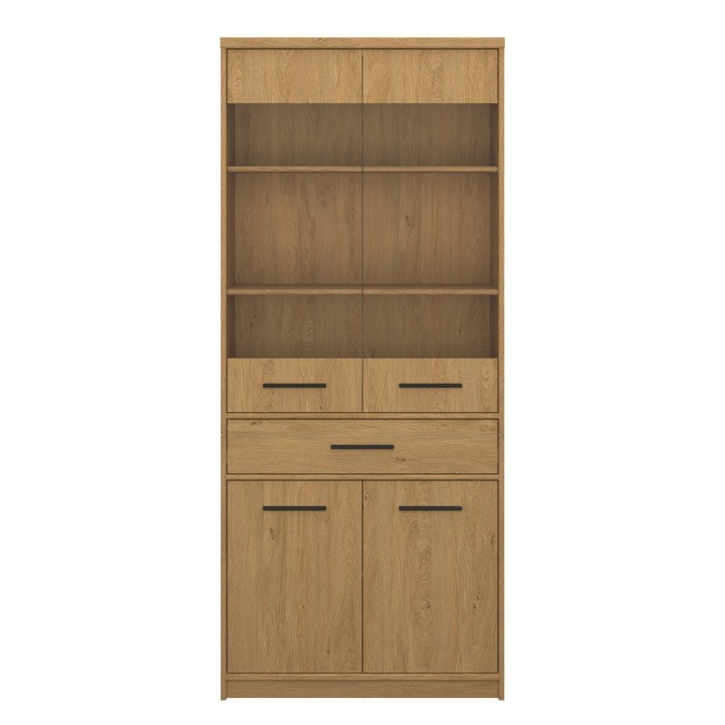 Вітрина висока 2D2W1S PAVI дуб кам'яний VMV Holding