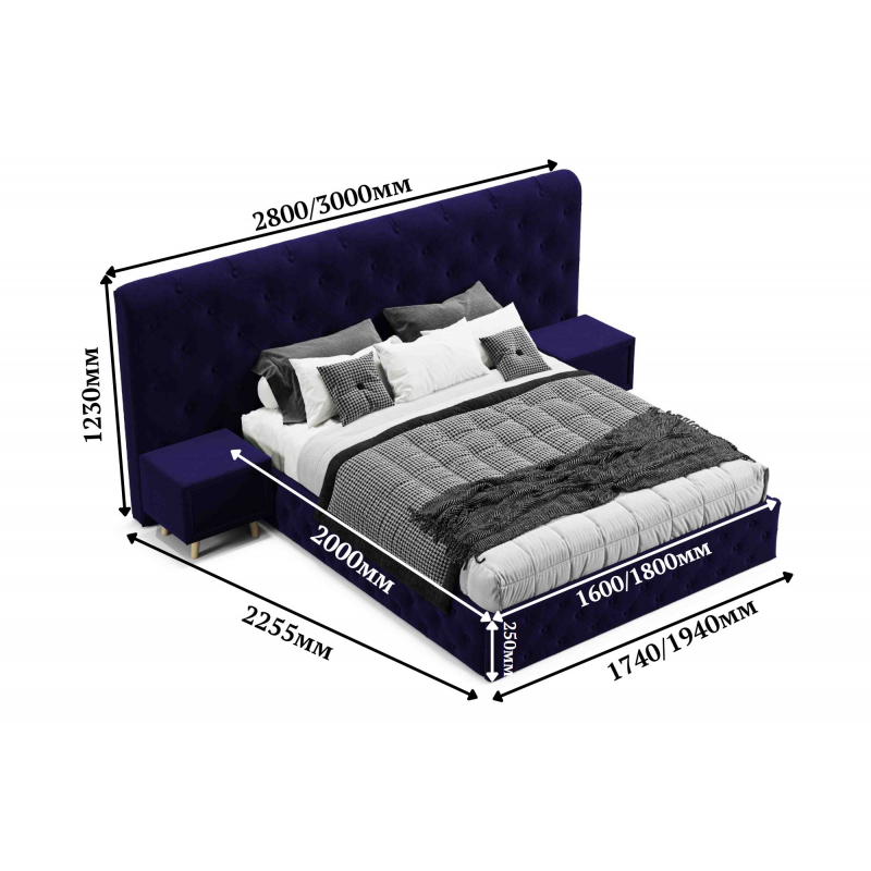 Двоспальне ліжко 