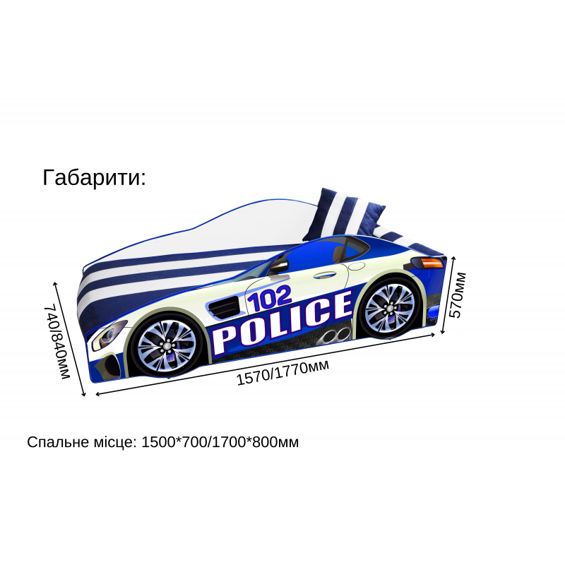 Ліжко-автомобіль ELIT-95 E-5 Viorina DEKO