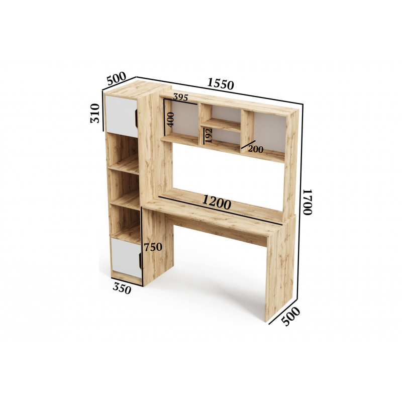 Стіл письмовий Teenager (корпус Тахо) Viorina DEKO