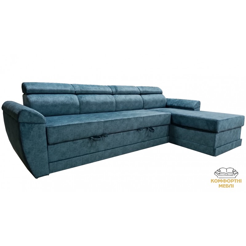 Кутовий диван БАРІСТА 3м Сamel 15 denim VoSlav&Co