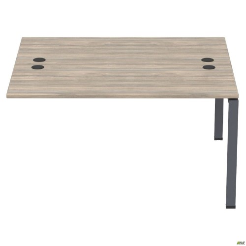 Елемент приставної станції з укороч. перемичками SIG-512 (1587х1200х750) Чорний графіт/В'яз Ліберті AMF