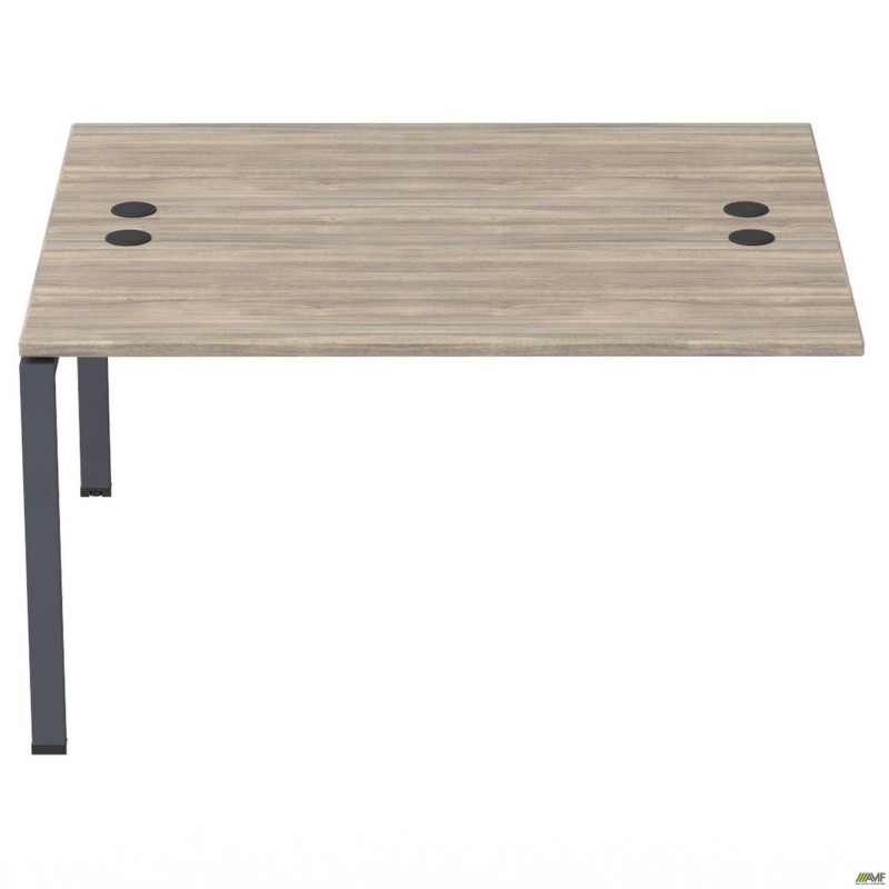 Елемент приставної станції з укороч. перемичками SIG-512 (1587х1200х750) Чорний графіт/В'яз Ліберті AMF