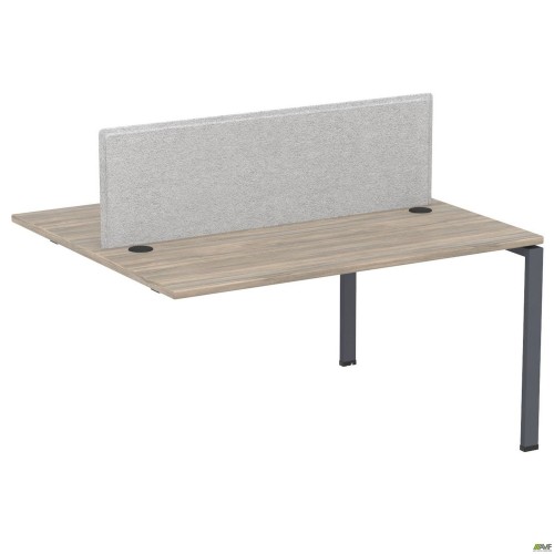 Елемент станції прип. з укороч. перемич+Перегор SIG-515 (1587х1200х750) Чорний граф/В'яз Ліб/Сірий AMF