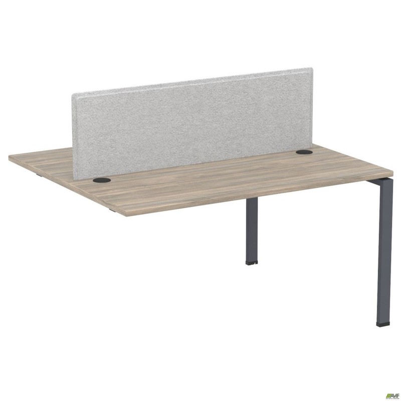 Елемент станції прип. з укороч. перемич+Перегор SIG-515 (1587х1200х750) Чорний граф/В'яз Ліб/Сірий AMF