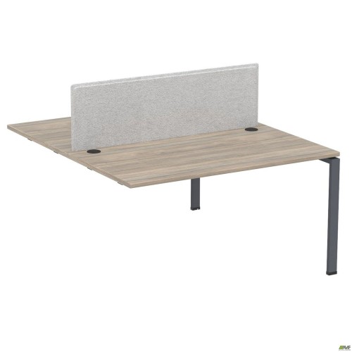 Елемент станції пристав. з укороч.перемич+Перегор SIG-544 (1387х1600х750) Чорний граф/В'яз Ліб/Сірий AMF