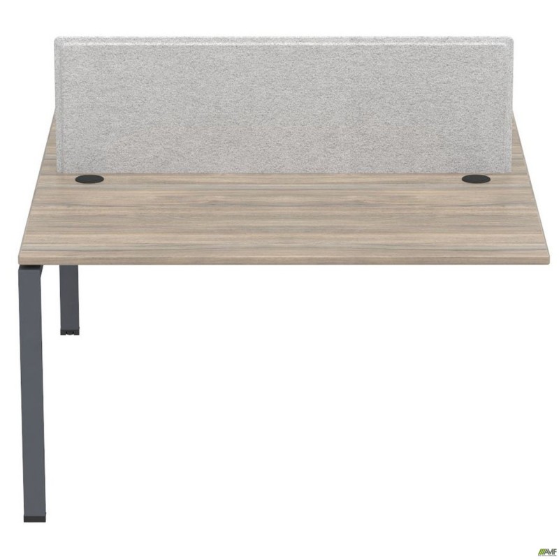 Елемент станції пристав. з укороч.перемич+Перегор SIG-544 (1387х1600х750) Чорний граф/В'яз Ліб/Сірий AMF