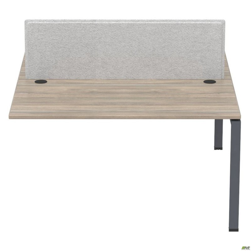 Елемент станції пристав. з укороч.перемич+Перегор SIG-545 (1587х1600х750) Чорний граф/В'яз Ліб/Сірий AMF