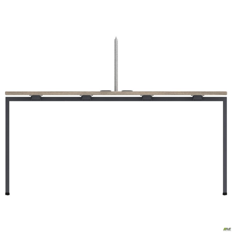 Елемент станції пристав. з укороч.перемич+Перегор SIG-545 (1587х1600х750) Чорний граф/В'яз Ліб/Сірий AMF