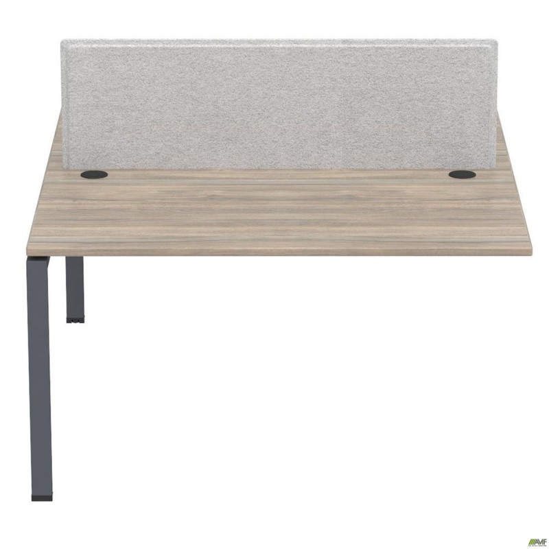 Елемент станції пристав. з укороч.перемич+Перегор SIG-545 (1587х1600х750) Чорний граф/В'яз Ліб/Сірий AMF