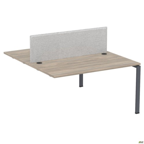 Елемент станції пристав.з укороч.перемич+Перегор SIG-543 (1187х1600х750) Чорний граф/В'яз Ліб/Сірий AMF