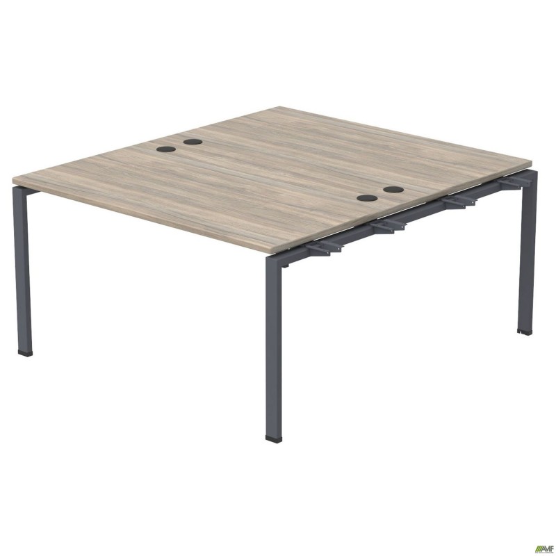 Елемент станції з кронштейнами одинар. SIG-531 (1387х1600х750) Чорний граф/В'яз Ліберті AMF