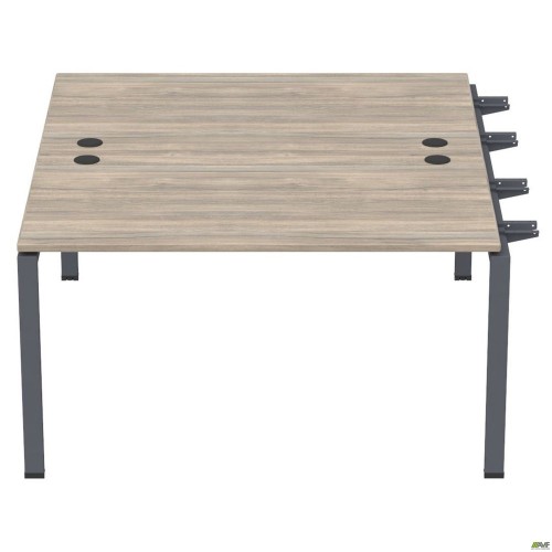 Елемент станції з кронштейнами одинар. SIG-531 (1387х1600х750) Чорний граф/В'яз Ліберті AMF