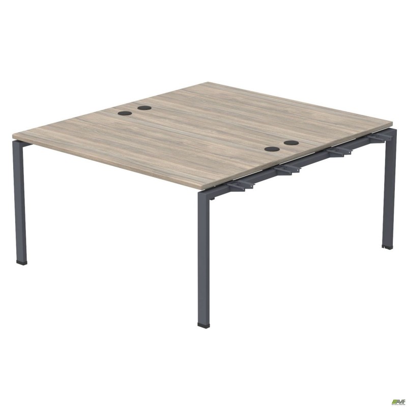 Елемент станції з кронштейнами одинар. SIG-532 (1587х1600х750) Чорний граф/В'яз Ліберті AMF