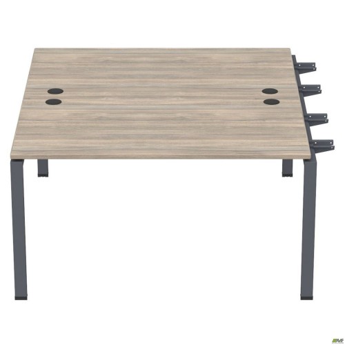 Елемент станції з кронштейнами одинар. SIG-532 (1587х1600х750) Чорний граф/В'яз Ліберті AMF