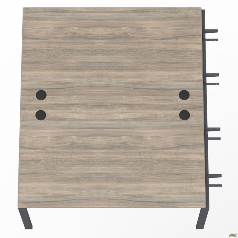 Елемент станції з кронштейнами одинар. SIG-532 (1587х1600х750) Чорний граф/В'яз Ліберті AMF