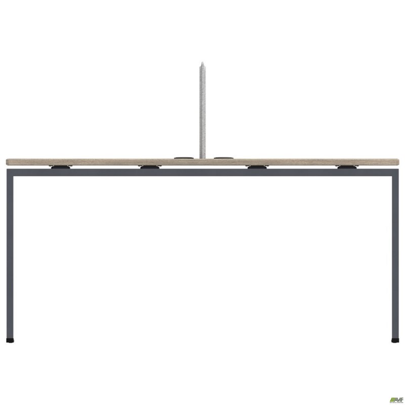 Елемент станції з кронштейнами одинар. + Перегор SIG-535 (1587х1600х750) Чорний граф/В'яз Ліберті /Сірий AMF