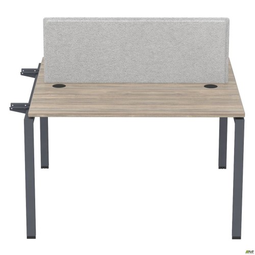 Елемент станції з кронштейнами одинар.+Перегор SIG-503 (1187х1200х750) Чорний граф/В'яз Ліберті/Сірий AMF