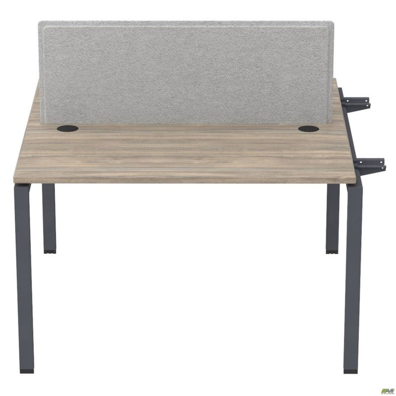 Елемент станції з кронштейнами одинар.+Перегор SIG-505 (1587х1200х750) Чорний граф/В'яз Ліберті/Сірий AMF