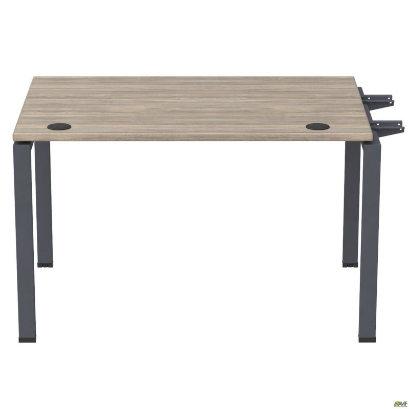 Елемент столу складового з кронштейнами одинар. SIG-340 (1000х800х750мм) Чорний графіт/В'яз Ліберті AMF