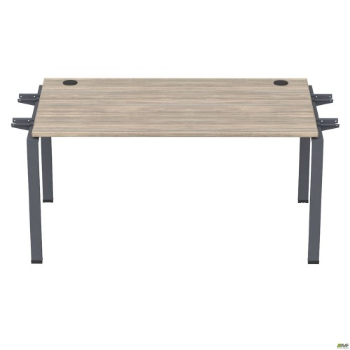 Елемент столу складового з кронштейнами підвійними SIG-352 (1387х800х750мм) Чорний графіт/В'яз Ліберті AMF