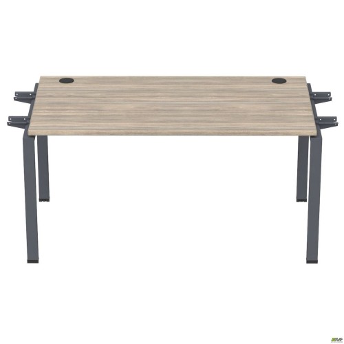 Елемент столу складового з кронштейнами підвійними SIG-353 (1587х800х750мм) Чорний графіт/В'яз Ліберті AMF