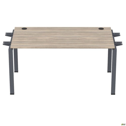 Елемент столу складового з кронштейнами подвійними SIG-350 (1000х800х750мм) Чорний графіт/В'яз Ліберті AMF
