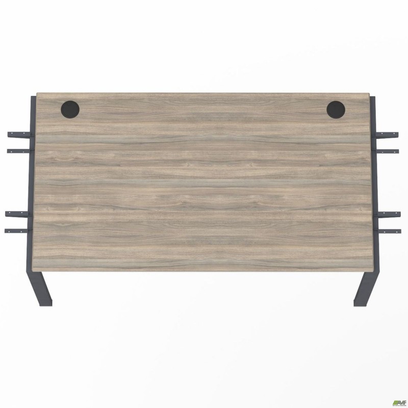 Елемент столу складового з кронштейнами подвійними SIG-350 (1000х800х750мм) Чорний графіт/В'яз Ліберті AMF