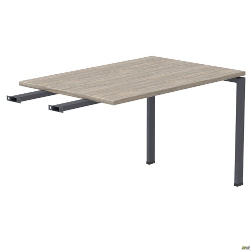 Елемент столу складового з подовженими перемичками SIG--372 (1187х800х750мм) Чорний граф/В'яз Ліберті AMF