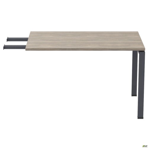 Елемент столу складового з подовженими перемичками SIG--372 (1187х800х750мм) Чорний граф/В'яз Ліберті AMF