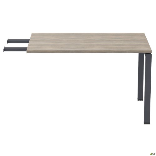 Елемент столу складового з подовженими перемичками SIG-374 (1587х800х750мм) Чорний граф/В'яз Ліберті AMF