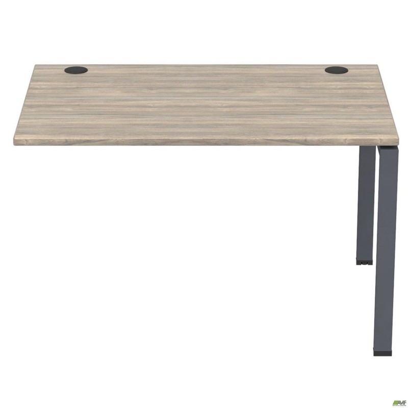 Елемент столу складового з укороченими перемичками SIG-362 (1387х800х750мм) Чорний граф/В'яз Ліберті AMF