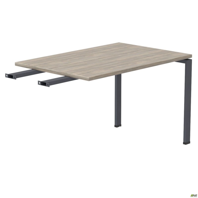 Елемент столу складового з подовженими перемичками SIG-373 (1387х800х750мм) Чорний граф/В'яз Ліберті AMF