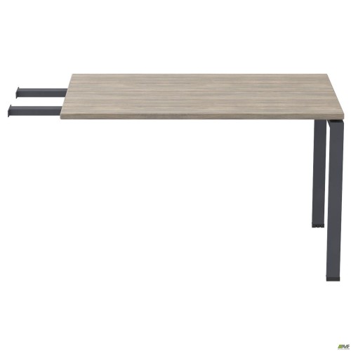 Елемент столу складового з подовженими перемичками SIG-373 (1387х800х750мм) Чорний граф/В'яз Ліберті AMF
