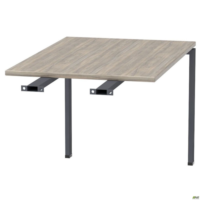 Елемент столу складового з подовженими перемичками SIG-370 (800х800х750мм) Чорний графіт/В'яз Ліберті AMF