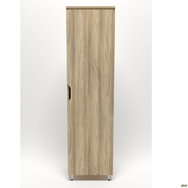 Гардероб Delta DL-906 (550х420х2078мм) Блеквуд Ячмінний / Опора білий беж AMF