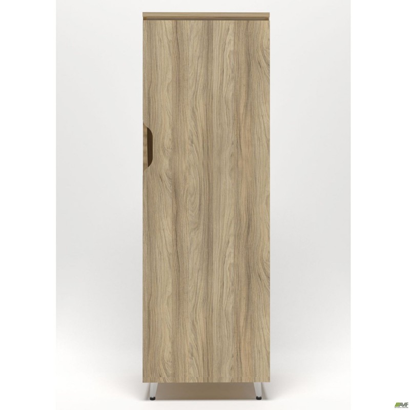 Гардероб Delta DL-907 (550х420х1685мм) Блеквуд Ячмінний / Опора білий беж AMF