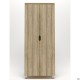 Гардероб Delta DL-908 (864х550х2078мм) Блеквуд Ячмінний / Опора білий беж AMF