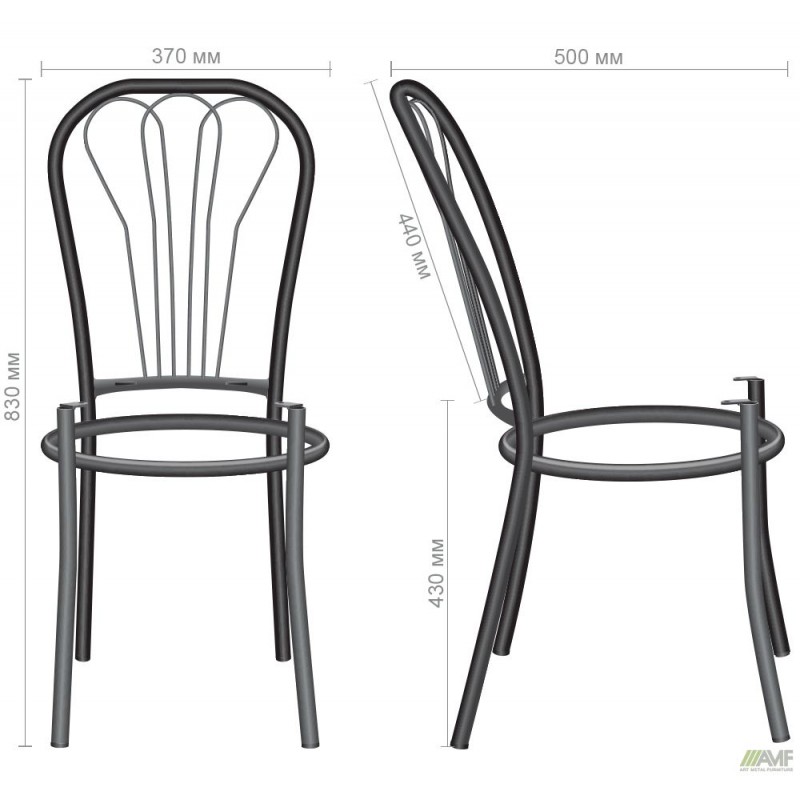 Каркас Велес хром с метизами AMF